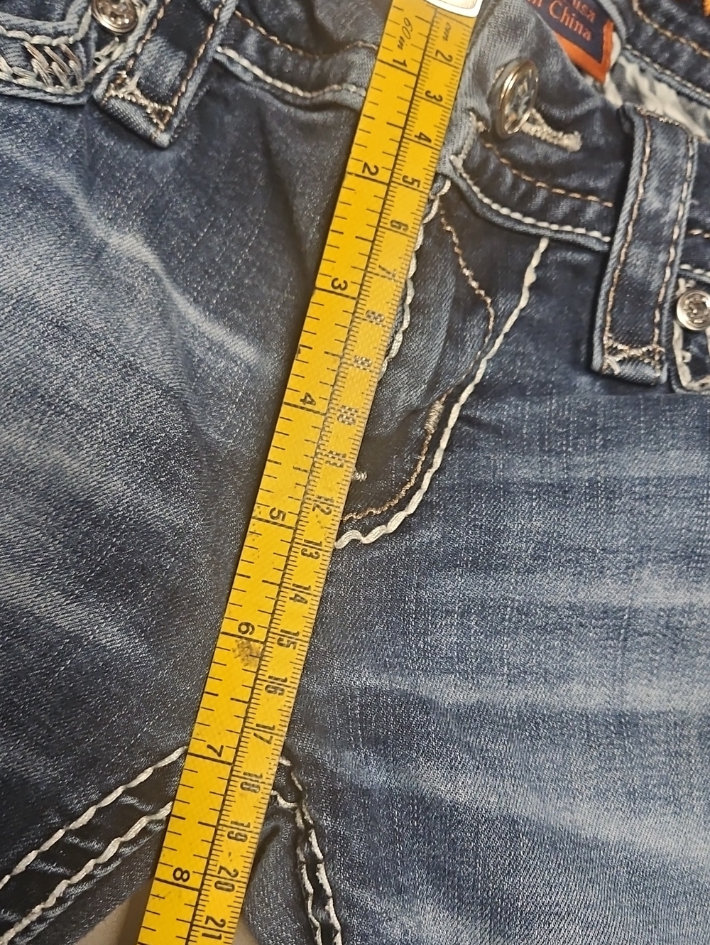 Rock Revival Women's Light Blue Barby Ankle Skinny Jeans Fleur Sz26 *flawed - Picture 12 of 16